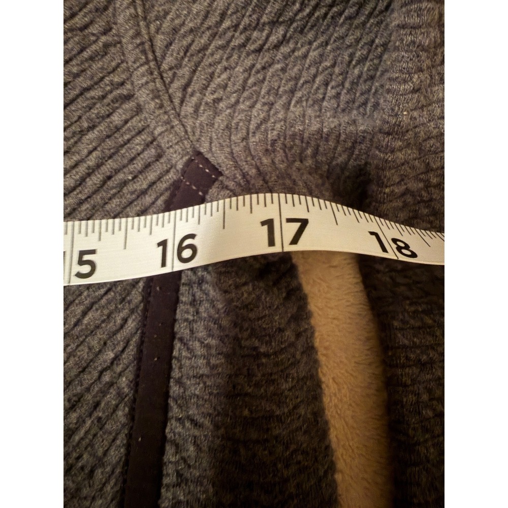 Lululemon On Repeat Gray Textured Knit Long Sleeve Mock Neck Mini Dress 6 - Picture 3 of 11